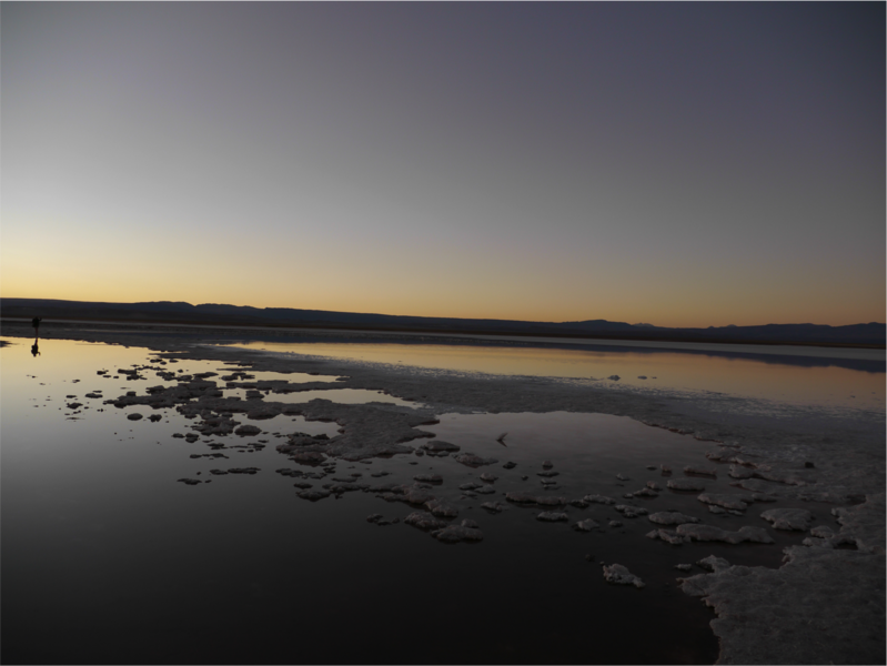 Salar of Atacama Desert; salt Landscape