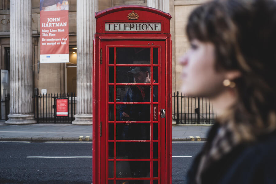 London Telephone Box, from Street Portraits