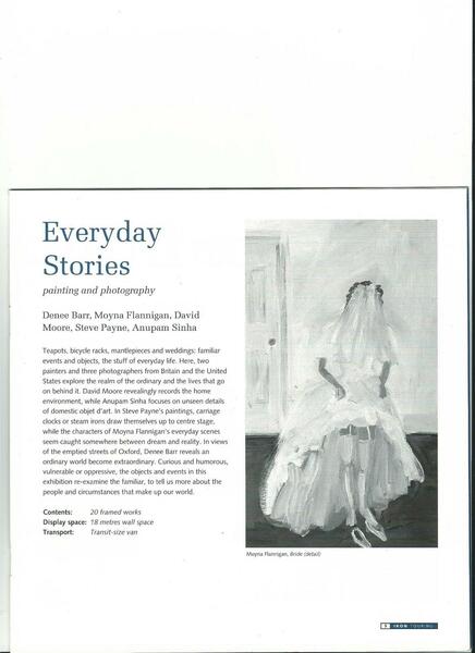 Denée Barr Everday Stories Ikon Gallery UK Touring Group Exhibition  May 1995 - May 1996 