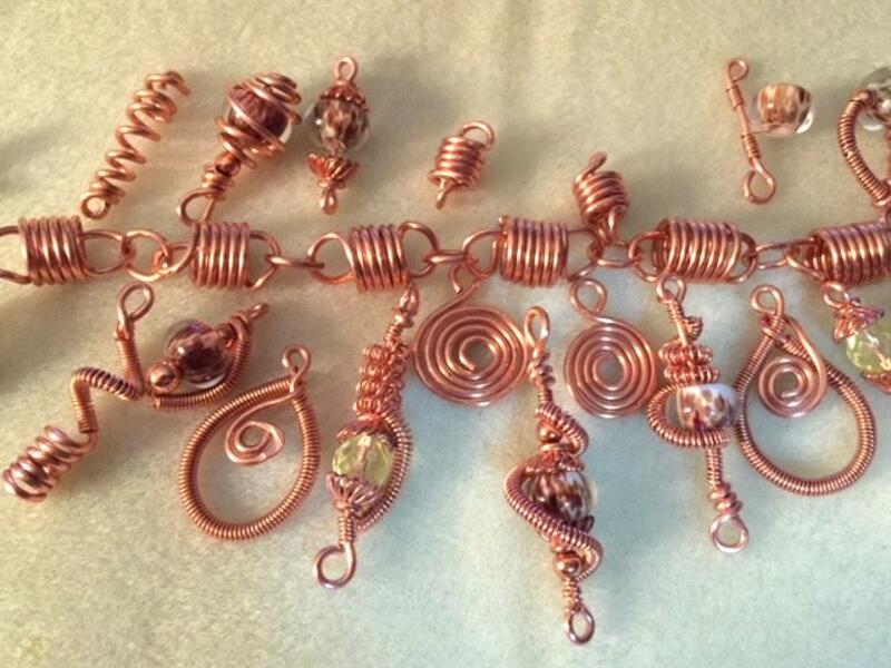 Wire Wrapped Components Joined Together