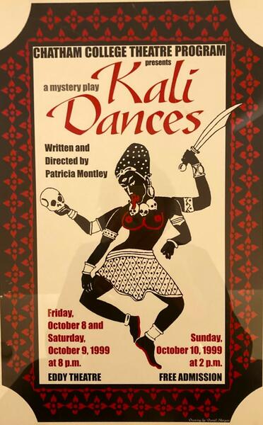 Kali Dances production poster -- Chatham College