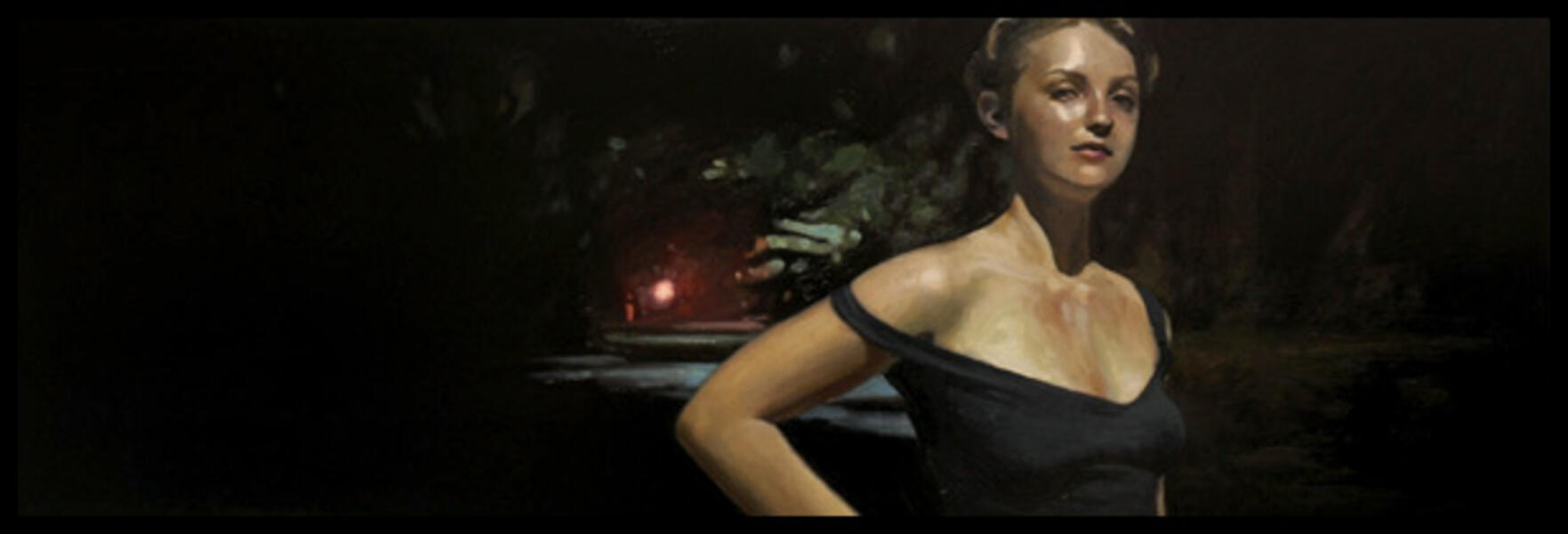 Streetlight - 16x36 inches - Oil on canvas - 2008