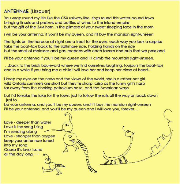 Antennae lyric page