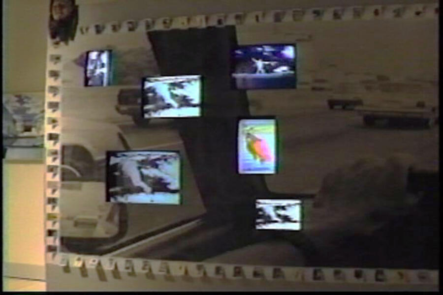 Driving in Mexico: A Video Mural, 1990