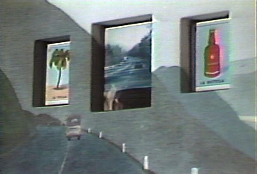 Driving in Mexico paintings, 1986