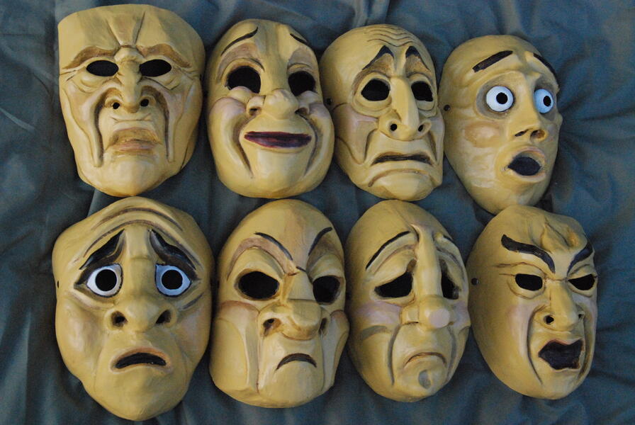 Full Faced Emotion Masks