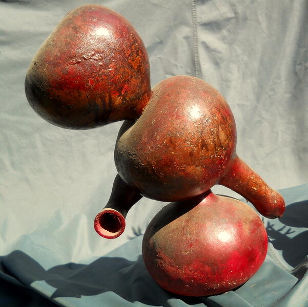 gourd in red
