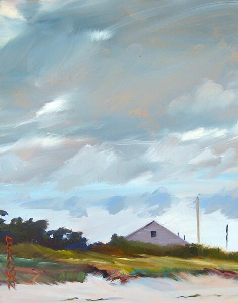 Jo Brown, Path (©2014) 10 x 8 oil on archival canvas board 9.13.14.1 IMG_0618