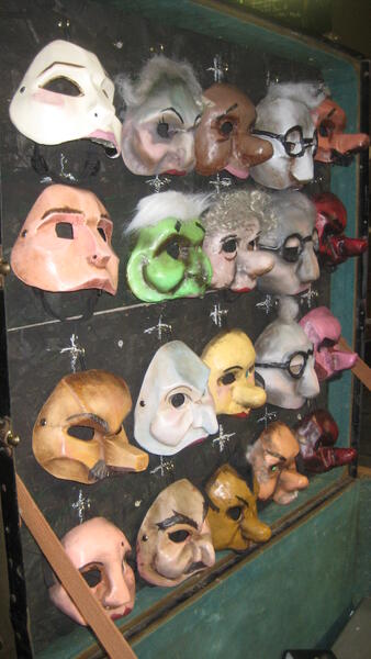 22 masks for Loyola Blakefield production of Caucasian Chalk Circle