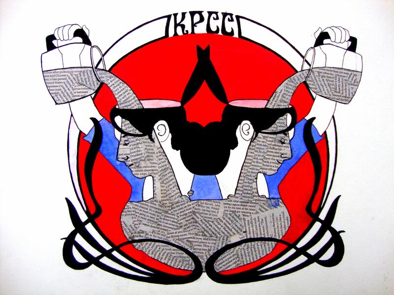 KPCC Totebag logo