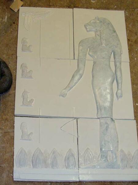 <B>Goddess Sekhmet panel</B><BR>2010<BR>