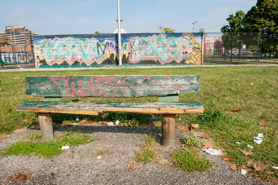 Graffiti Bench