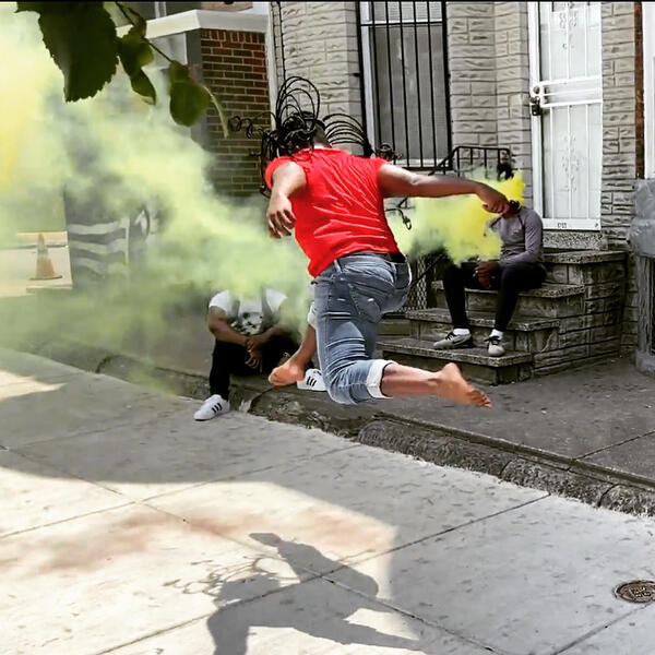 Cleansing the corner where Freddie gray was picked up.