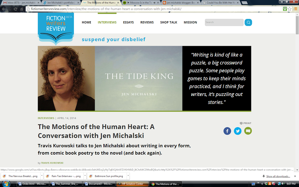 The Motions of the Human Heart - A Conversation with Jen Michalski