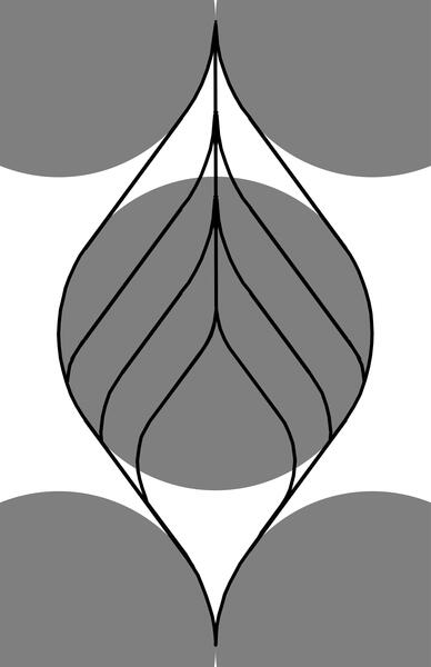 Repeating leaf pattern