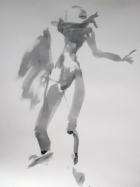 Gestural figure study: Dancer (II)
