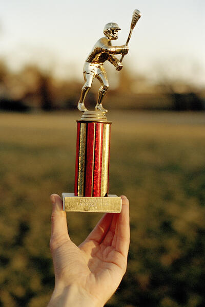 Catonsville Lacrosse Club Participation Trophy, Awarded To The Artist 2001