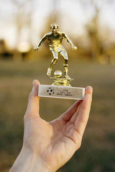 CYSL Boys Under 7 Participation Trophy, Awarded To The Artist 1997