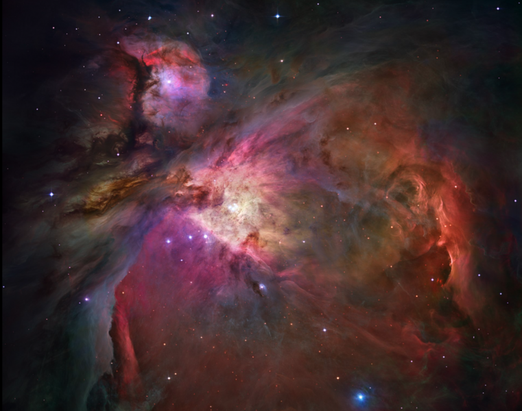 A still frame from Eye Movie. Orion Nebula.