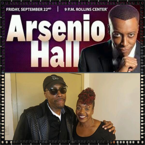 ARSENIO HALL and MESHELLE at the DOVER DOWNS Casino 