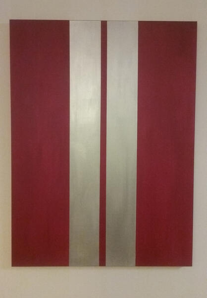 60s Racing Stripes in Red