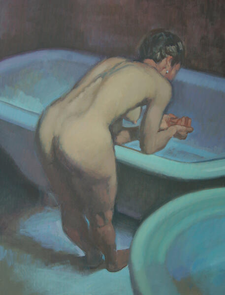 Woman at the Tub from Rear