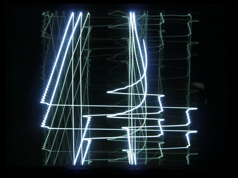 Electron Drawing - Visual Music, Light City