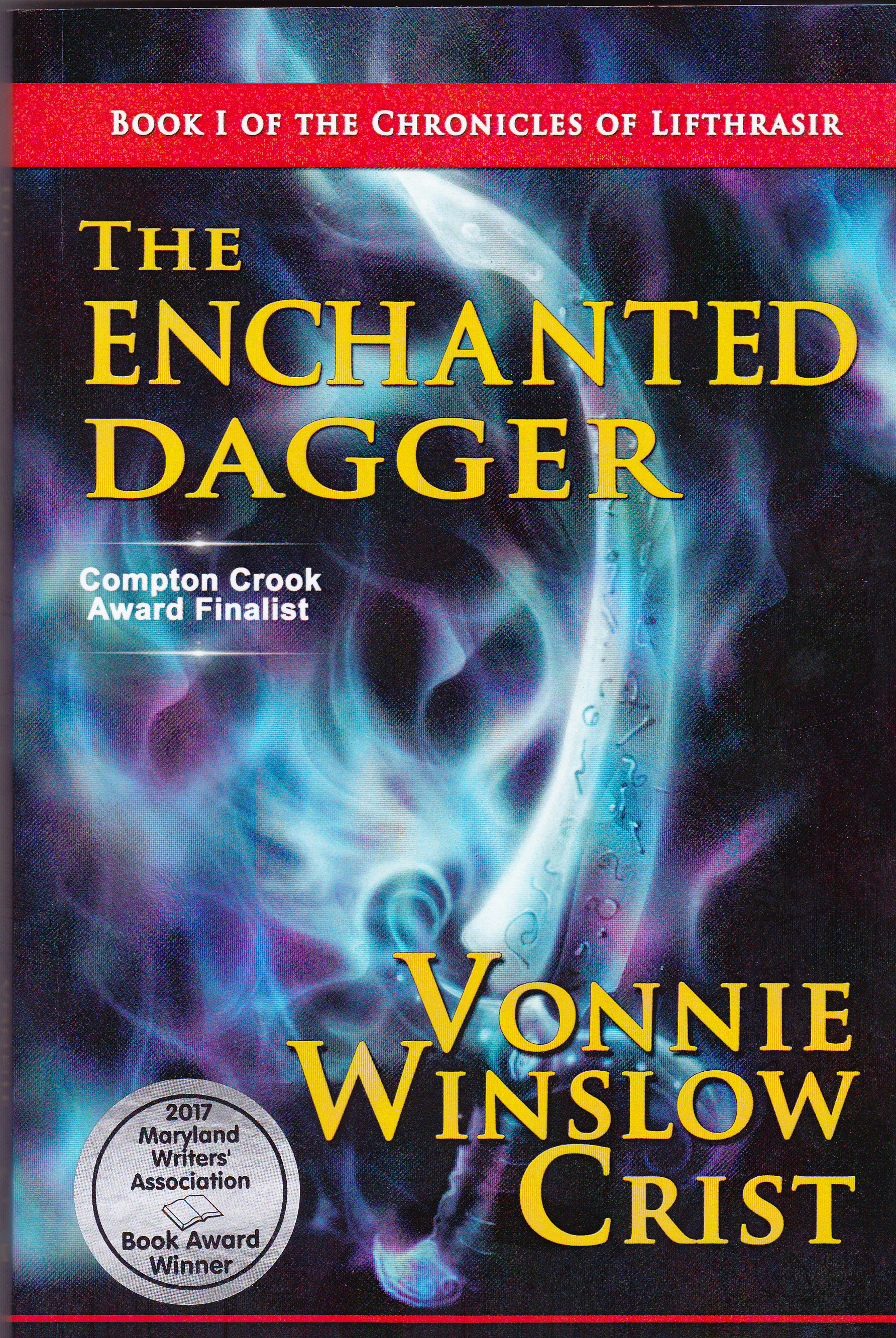 "Enchanted Dagger" by Vonnie Winslow Crist fantasy novel.