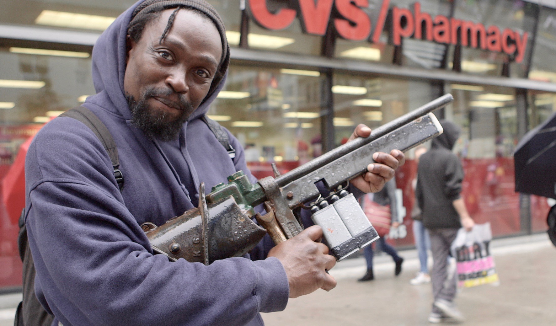 Man with gun NYC. 