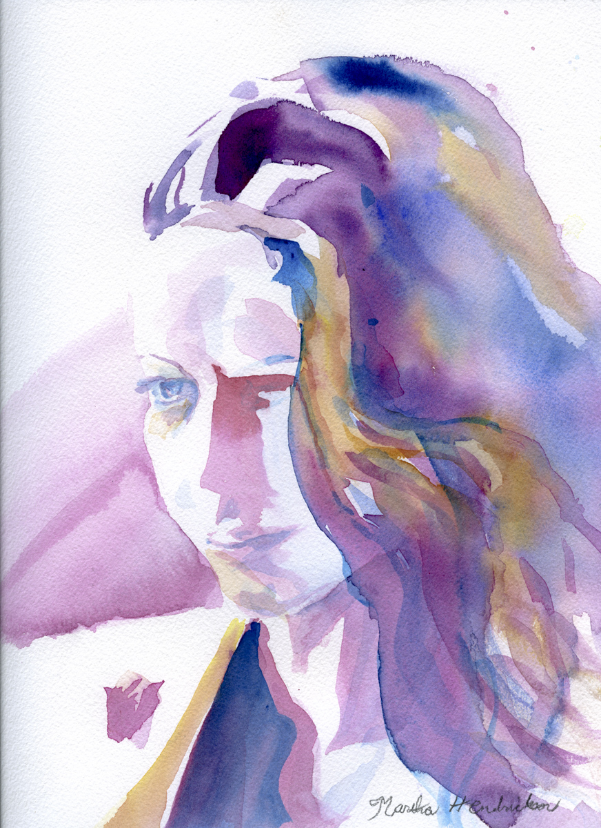 Watercolor of Woman