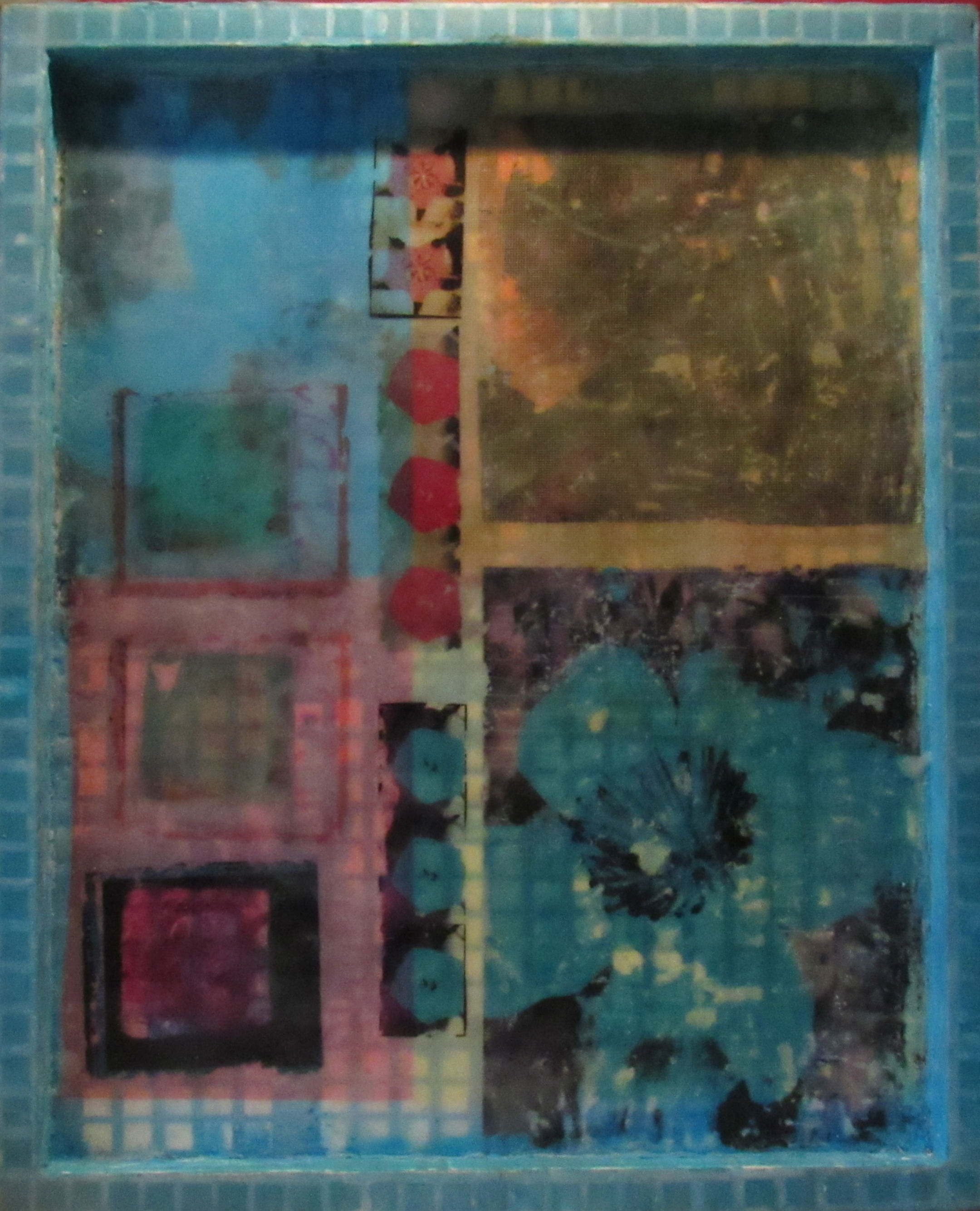 encaustic, abstract