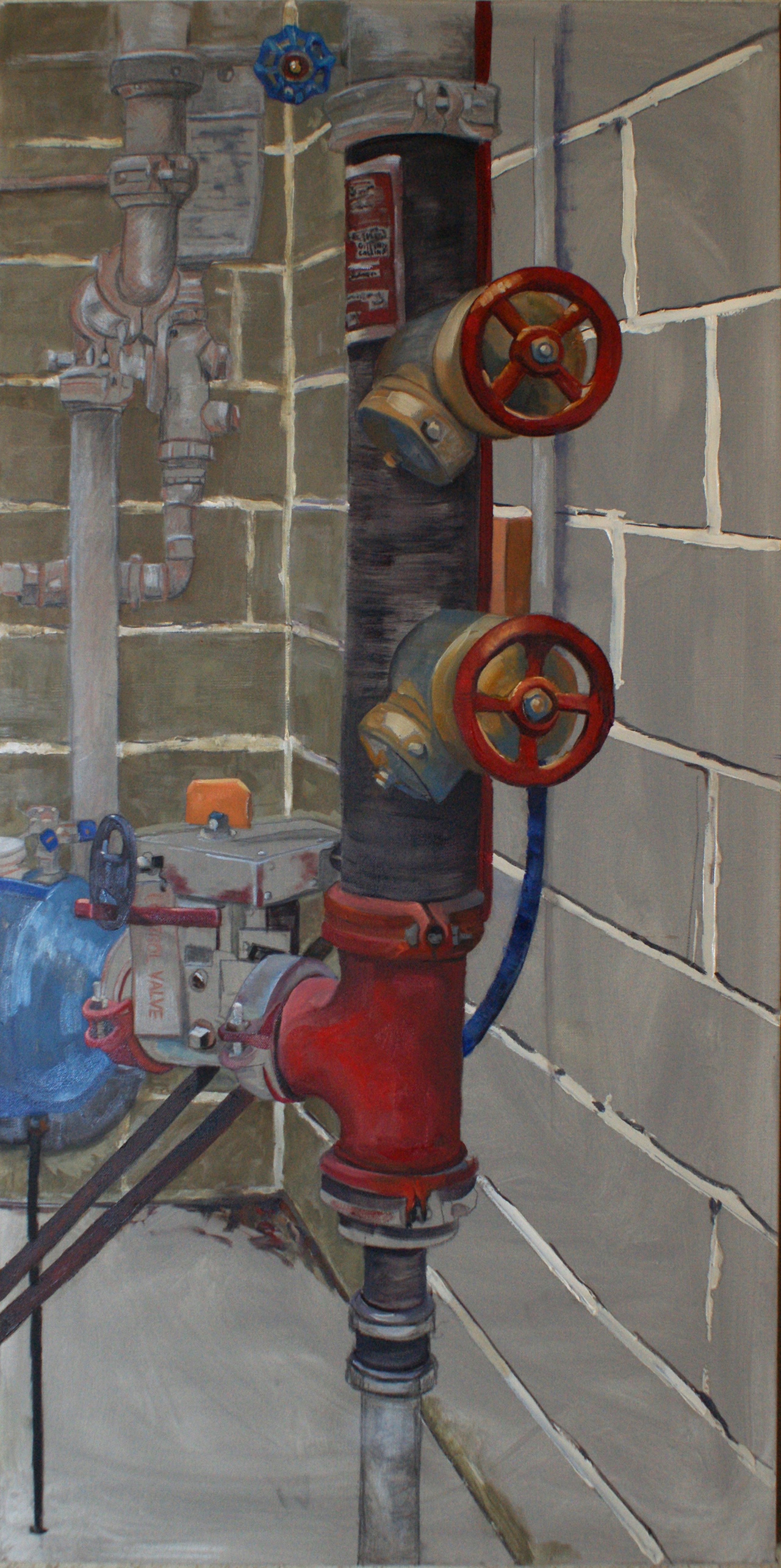 Commercial, Industrial, Mechanical, mixed media, pipe, valve, fire sprinkler system