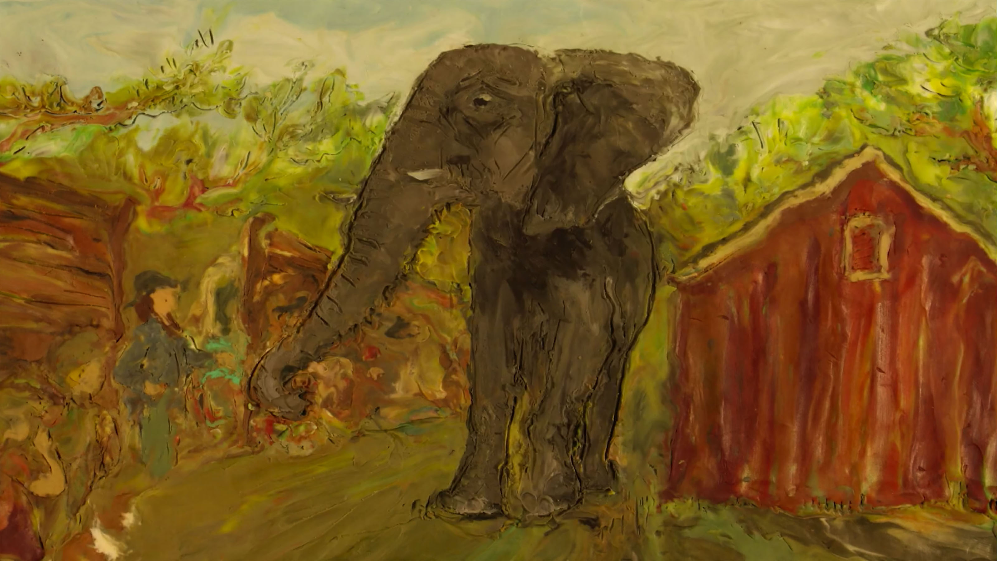 Still from The Elephant's Song by Lynn Tomlinson
