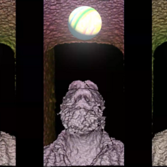 Out Through the Mouth installation video still