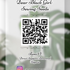 Sewing Seeds Reni O. Video Memoir