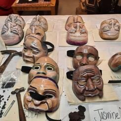 21 custom masks for Love Like Tuesday