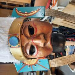 Mayan-inspired design for the Princess of the Amazon, Theseus's future queen, Hippolyta