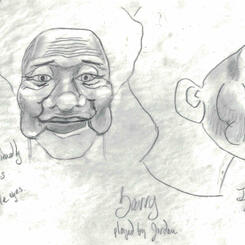 Sketch of Jordan's character, Barry