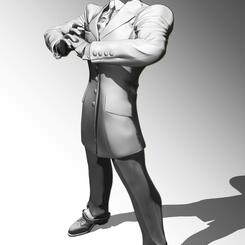 The Harlem Shadow: Capturing Strength in Monochrome