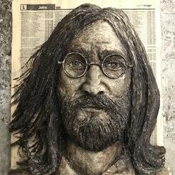John Lennon from 1969, created 2023
