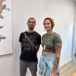 Jessy and Harold at Jinjis Chocolate