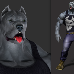 Muscle Dogg the Health Hound