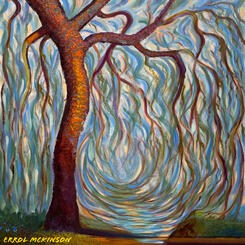 Weeping Willow XI at Giverny - Sunrise Effect