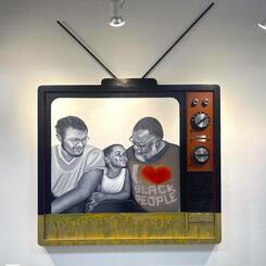 Black Beauty Dipped in Gold