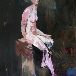 Naked Woman Seated