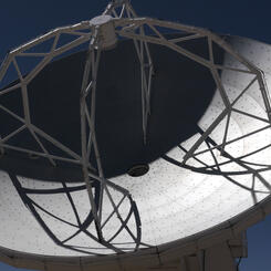 ALMA (Atacama Large Millimeter Array) closeup in Chile's Atacama Desert