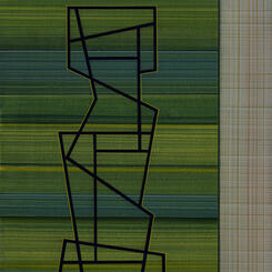 Foil, 14 x 11, gouache on panel