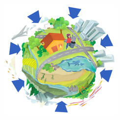 Away World Graphic