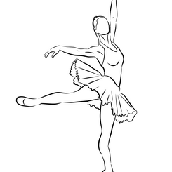 BALLET DANCER AT PRACTICE
