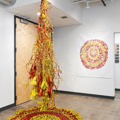 Good Fences and Hit Home Installed at Connect Collect Gallery